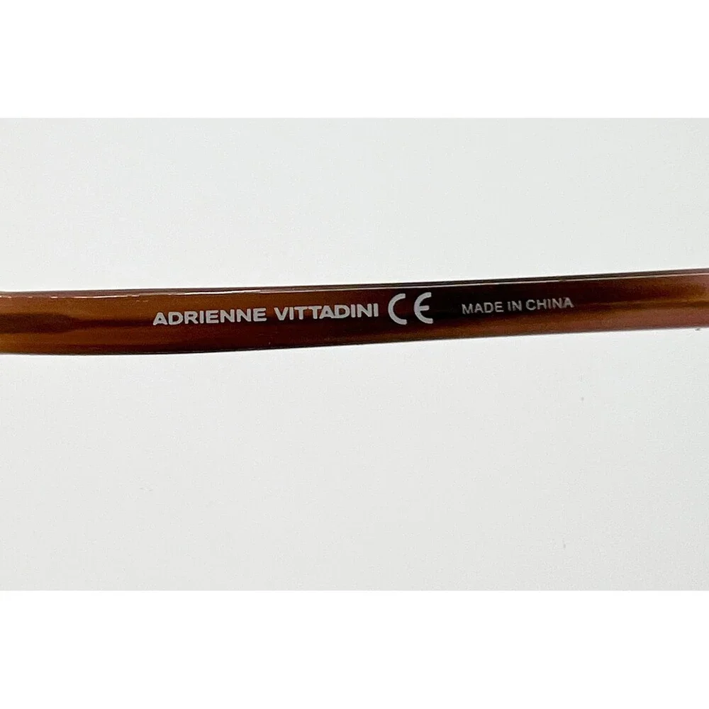 Adrienne Vittadini Eyeglasses Womens Brown AV7023 637 Oval Frames 53-15-140